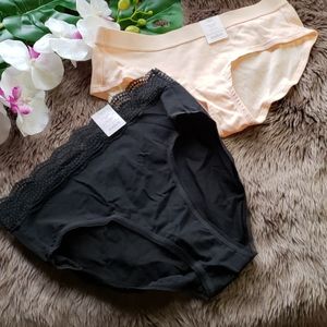 NWT Auden 2pc panty lot sz small